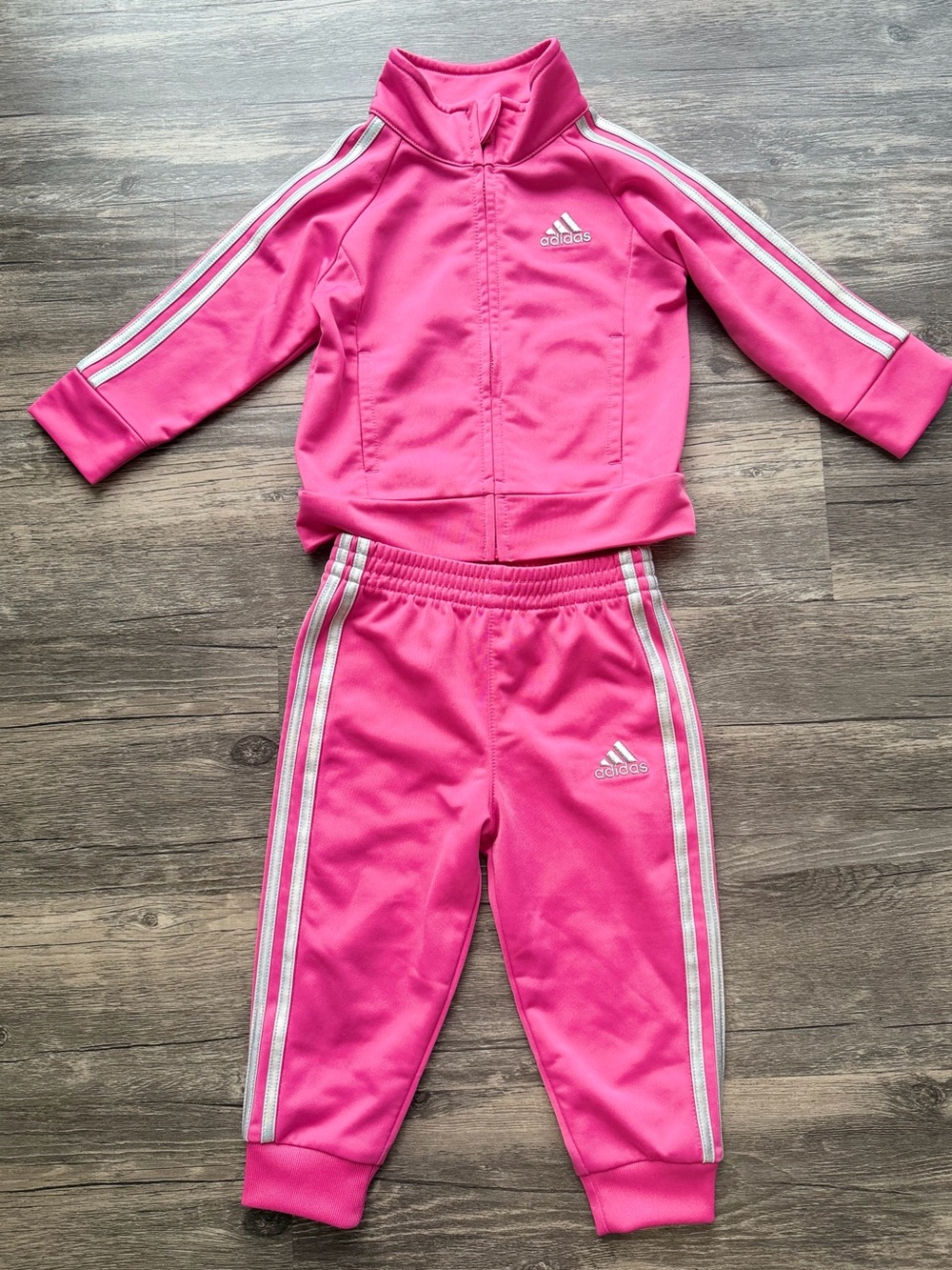Adidas infant Core Classic Tricot Track Jacket & Pants Set 12M